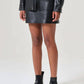 Agolde - Agda Leather Mini Skirt