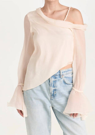 Aje. - Edith Draped Top