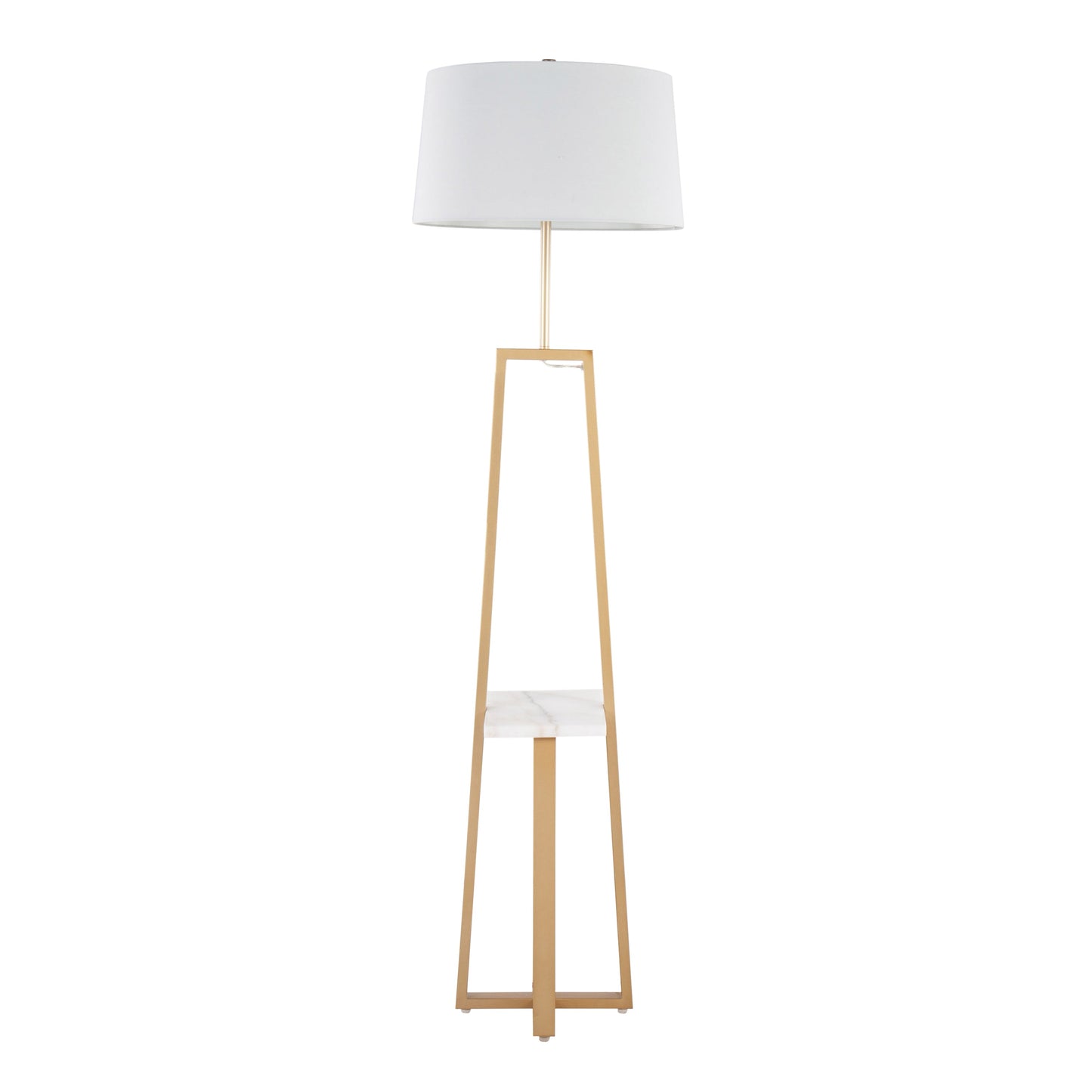 Cosmo Shelf Contemporary Glam Floor Lamp