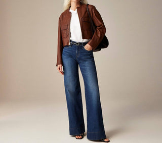 J.Crew - Low Rise Denim Trouser Jeans - Petite