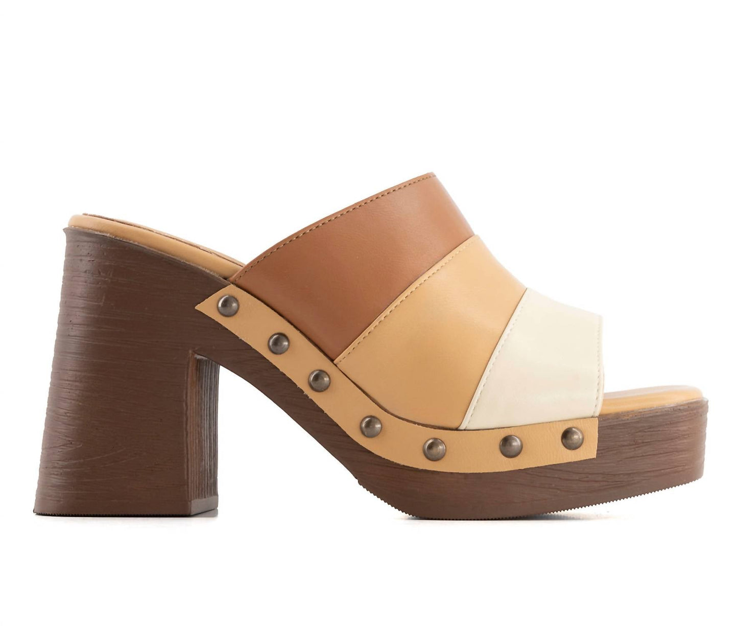 Andrea - Women's Heeled Slide Sandal