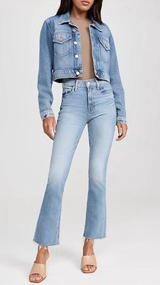 Mother - Outsider Flood Fray Jeans