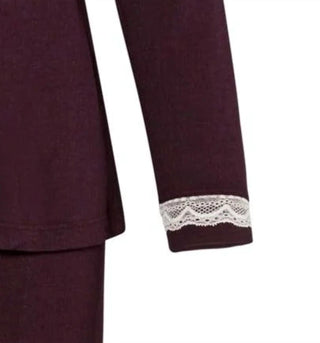 Twelve Eighty Eight - Alissa Long Sleeve Pullover Top Pajama Set