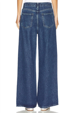 Frame - Super Drape Drawstring Wide Leg Jeans