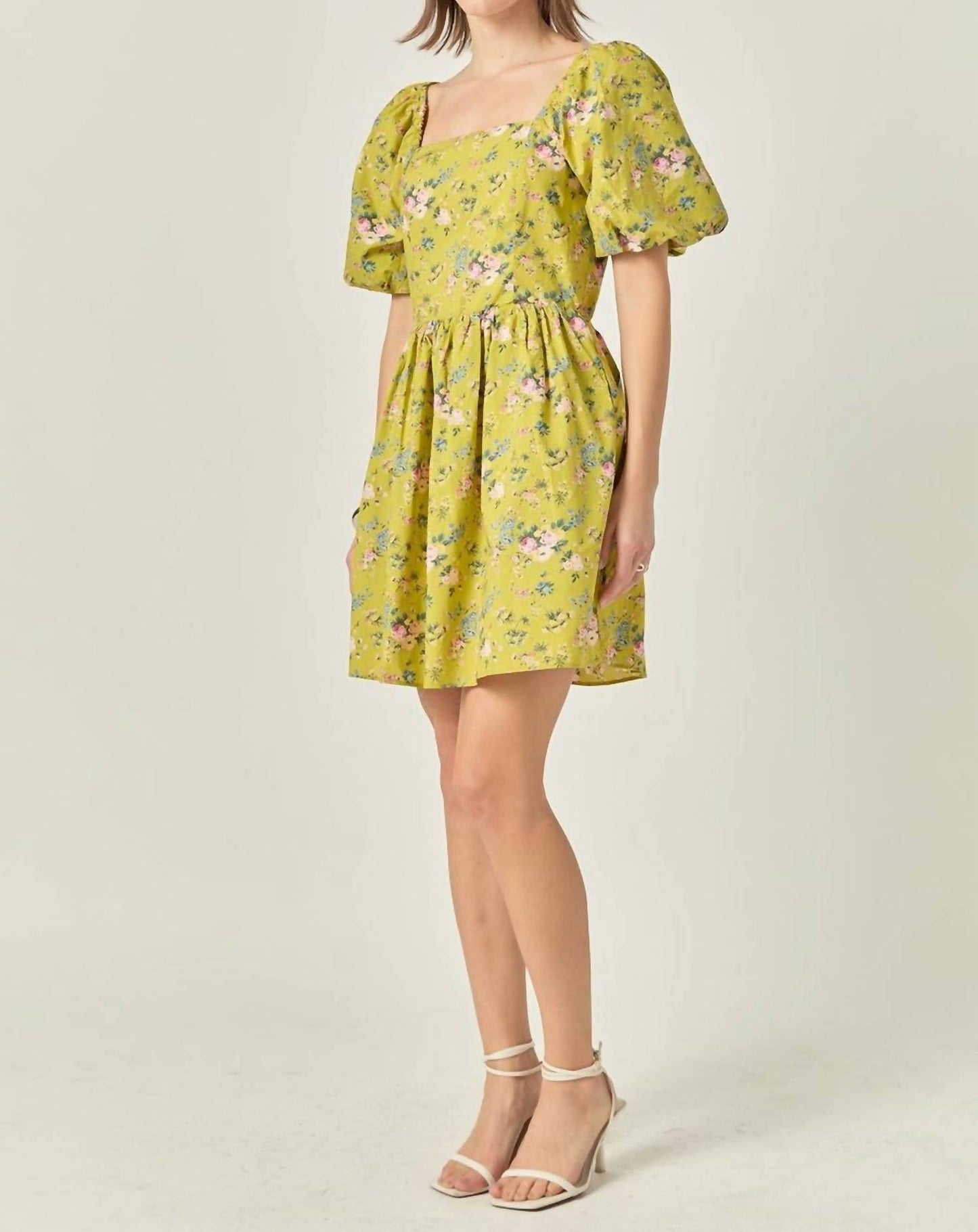 English Factory - Floral Back Cutout Dress