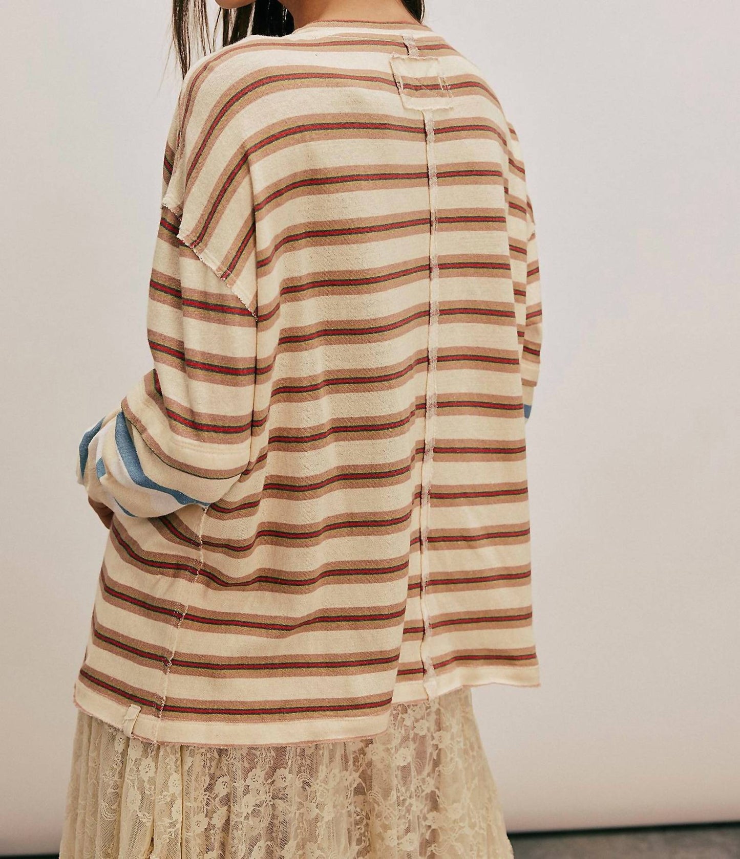 Free People - Nina Stripe Long-sleeve Tee
