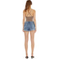 Kancan - Boyfriend Mid Rise Denim Shorts