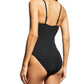 Tory Burch - Ruched Tie-Front One-Piece Swimsuit