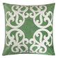 Dora Vintage Vine Pillow Covers With Hidden Zipper (Set of 2) - Green