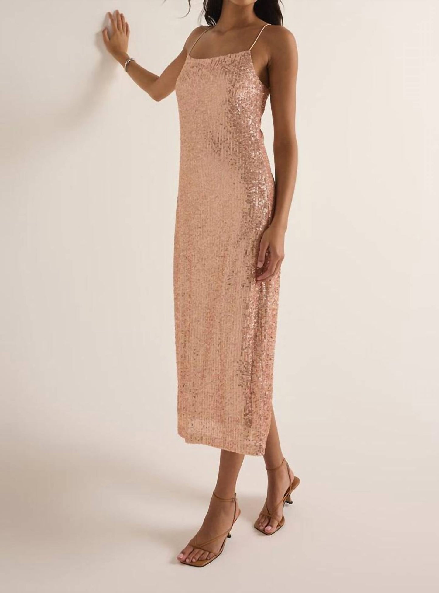 Z Supply - Paulina Square Neck Midi Dress