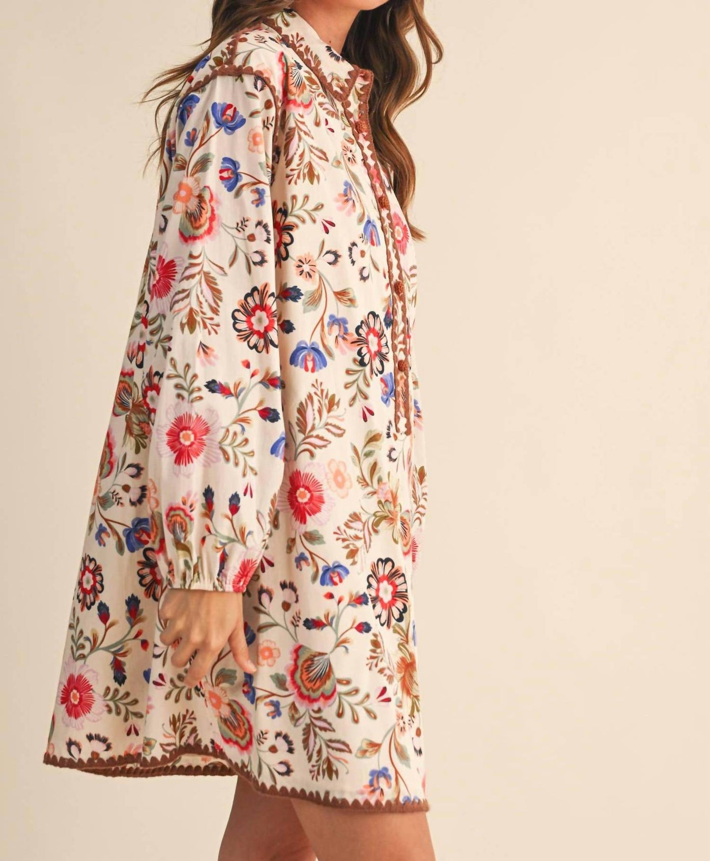&Merci - Exclusive Print Blanket Mini Dress