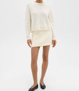 Theory - Tweed High-Waist Mini Skirt