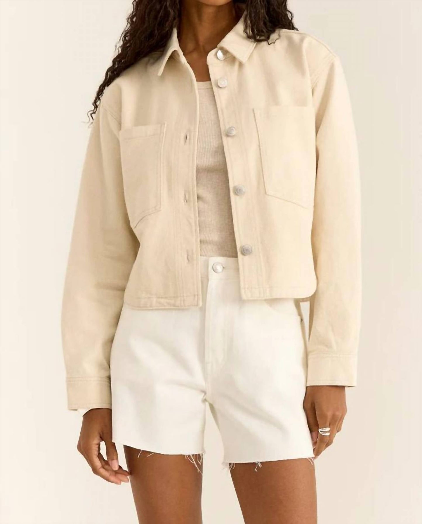 Z Supply - Cropped Denim Jacket