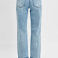 Risen - Full Size High Rise Ankle Boyfriend Distressed Jeans Plus Size