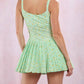 Peach Love - Gingham Lemon Sporty Romper