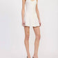 Emory Park - Spaghetti Strap Pleated Mini Dress