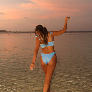 Kulani Kinis - Women's Shirred Minimal Full Bikini Bottom