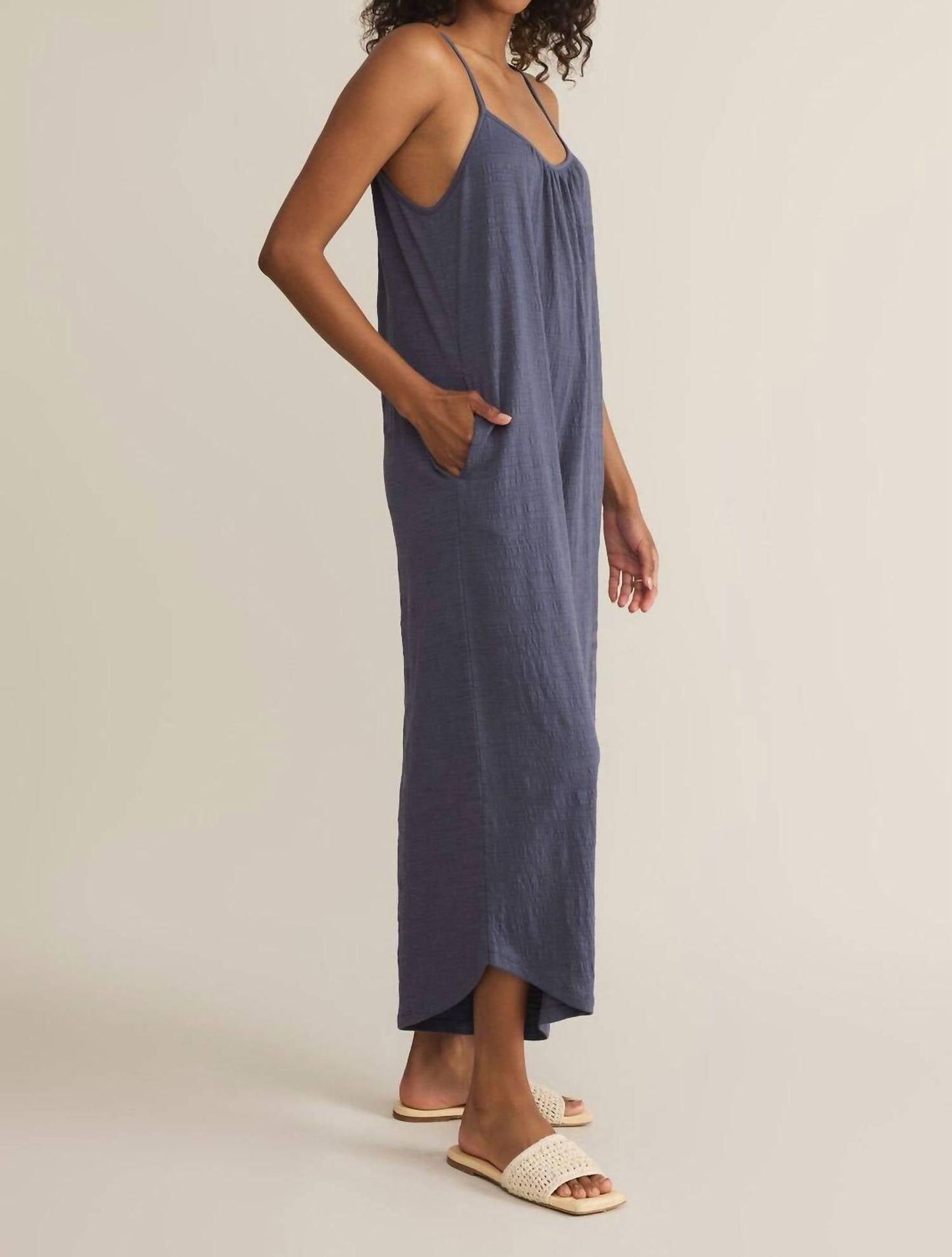 Z Supply - Textured Flared Jumpsuit