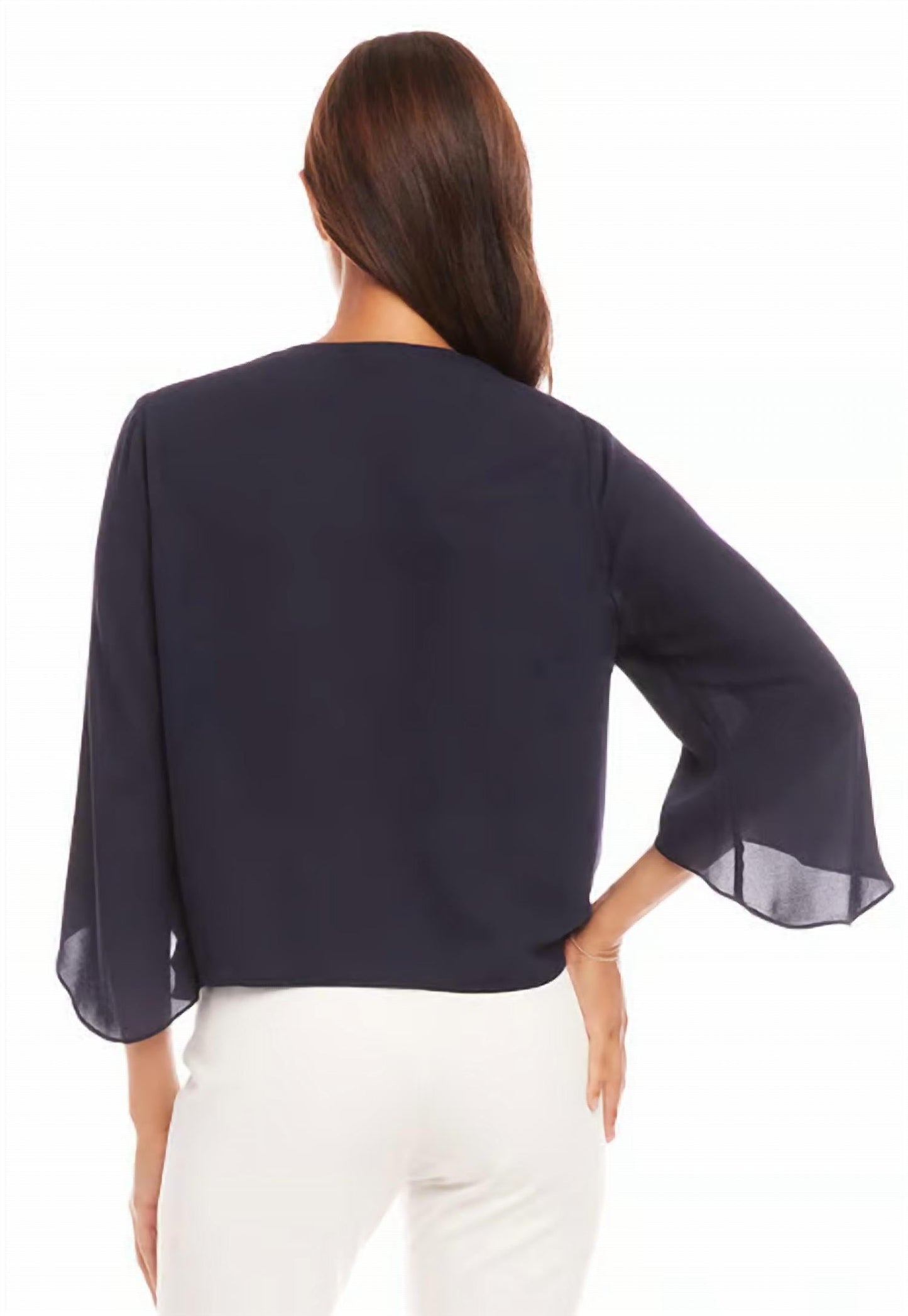 Karen Kane - Daphne Drape Front Crossover Top