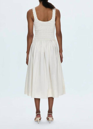 Pistola - Alessia Smocked Drop Waist Midi Dress