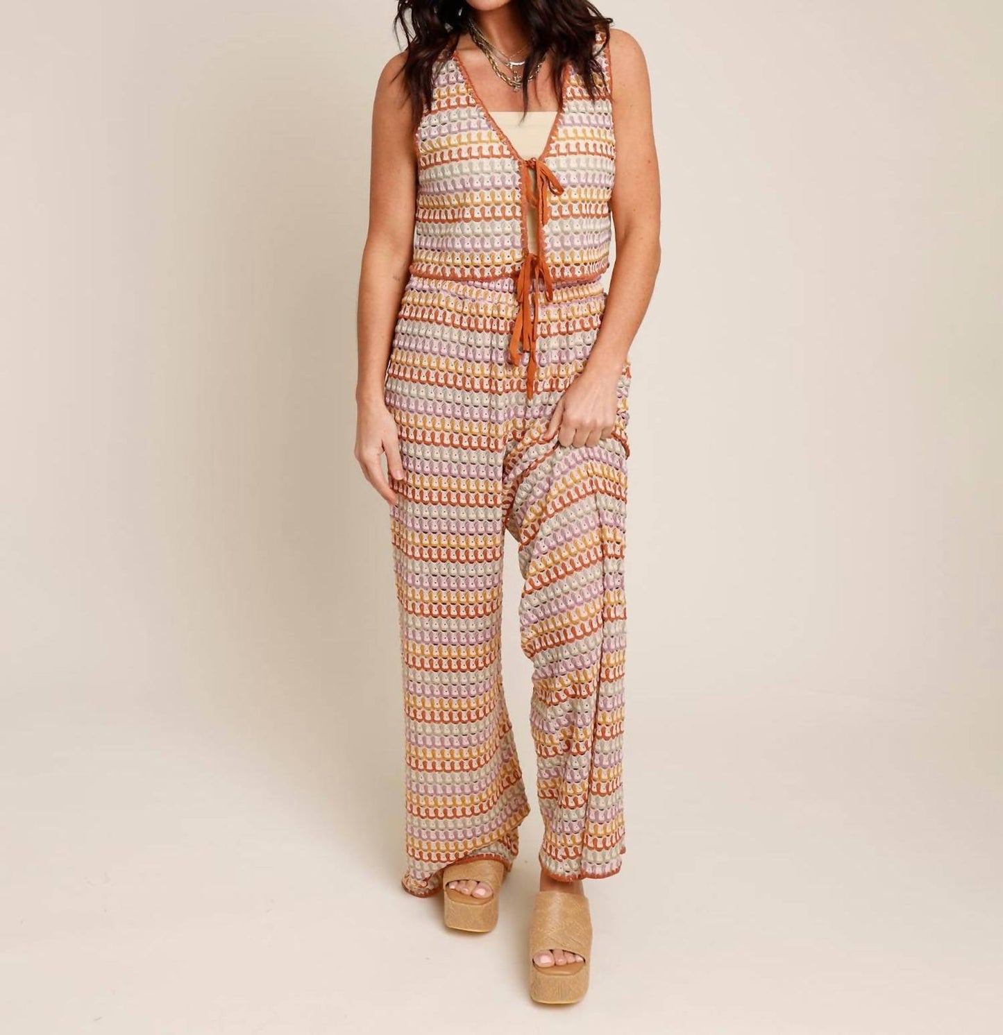 En Creme - Turks & Caicos Wide Leg Pants