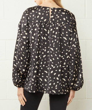 Entro - Leopard & Babydoll Blouse