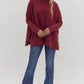 Entro - High Neck Eyelet Sweater