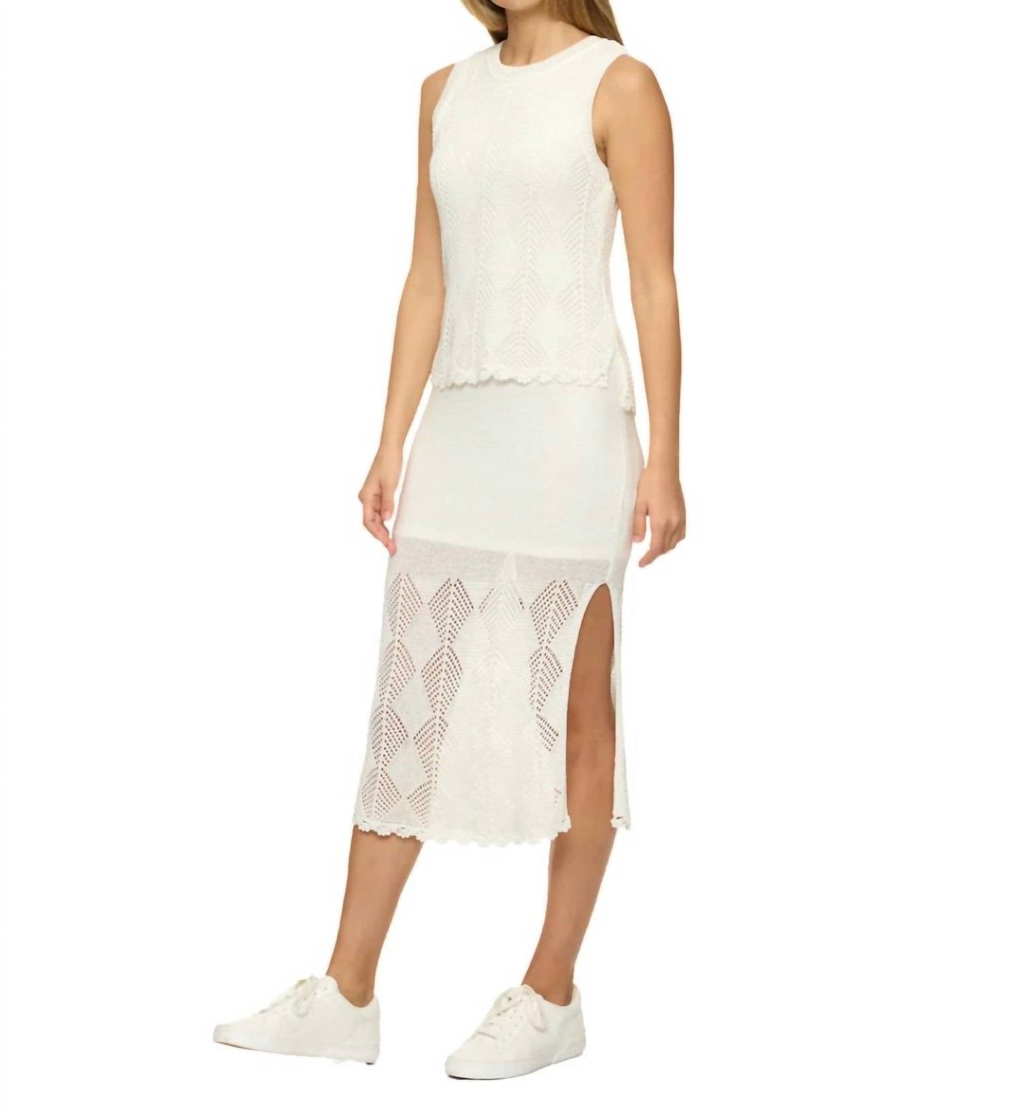 Flags & Anthem - Crochet Sweater Dress
