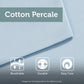 Full/Queen Cotton Printed Duvet Cover Set with Chenille