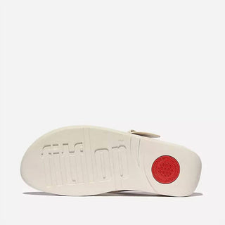 Fitflop - Women Lulu Resin Buckle Leather Toe Post Sandal