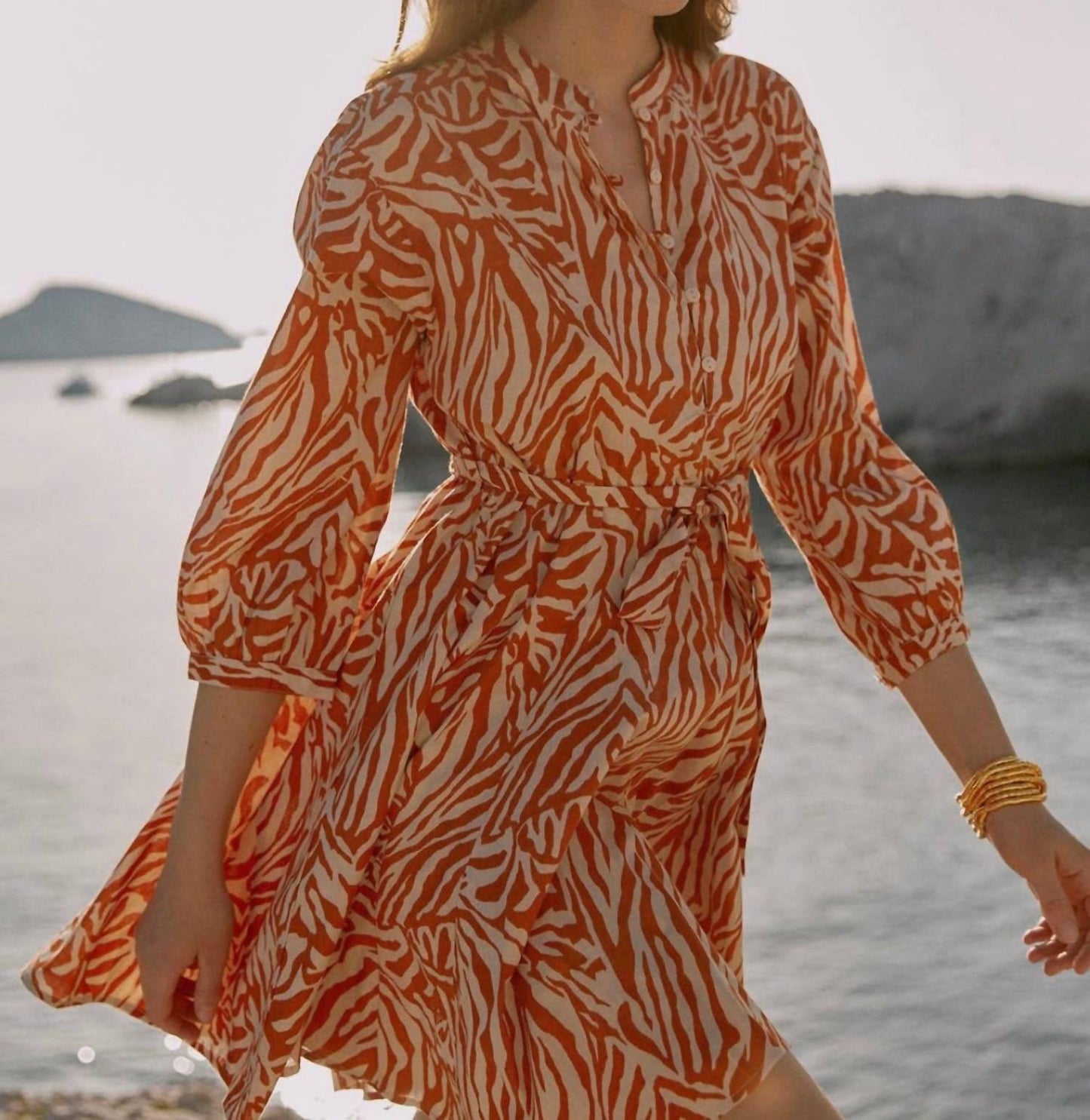 An'Ge - Stay True Tie Waist Dress