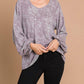 Cotton Bleu - Hacci Brushed V Neck Long Sleeve Top