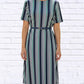 Calypso - Striped Knit Bon Bon Dress