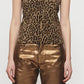 6397 - Women's Double-v Vest Leopard