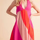 Trendsi - Aemi+Co Color Block Sleeveless Maxi Dress