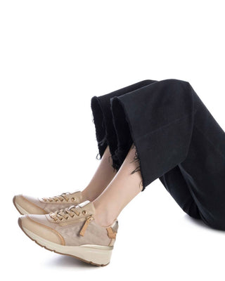 Xti - Women's Leather Trainer Sneakers