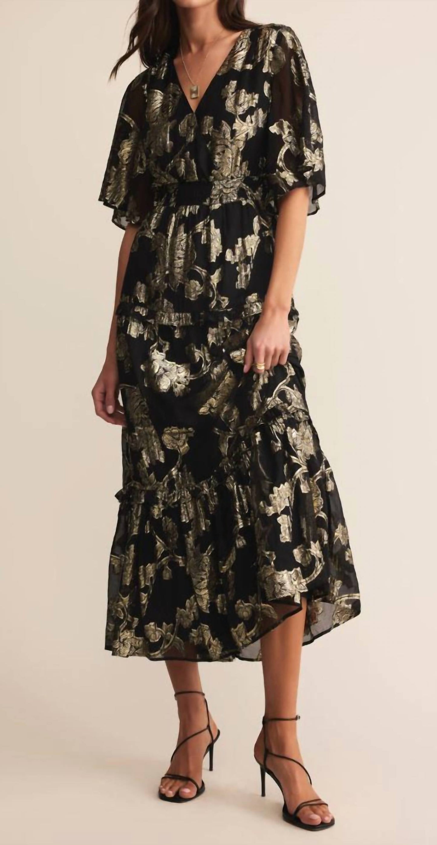 Z Supply - kiera Jacquard Maxi Dress