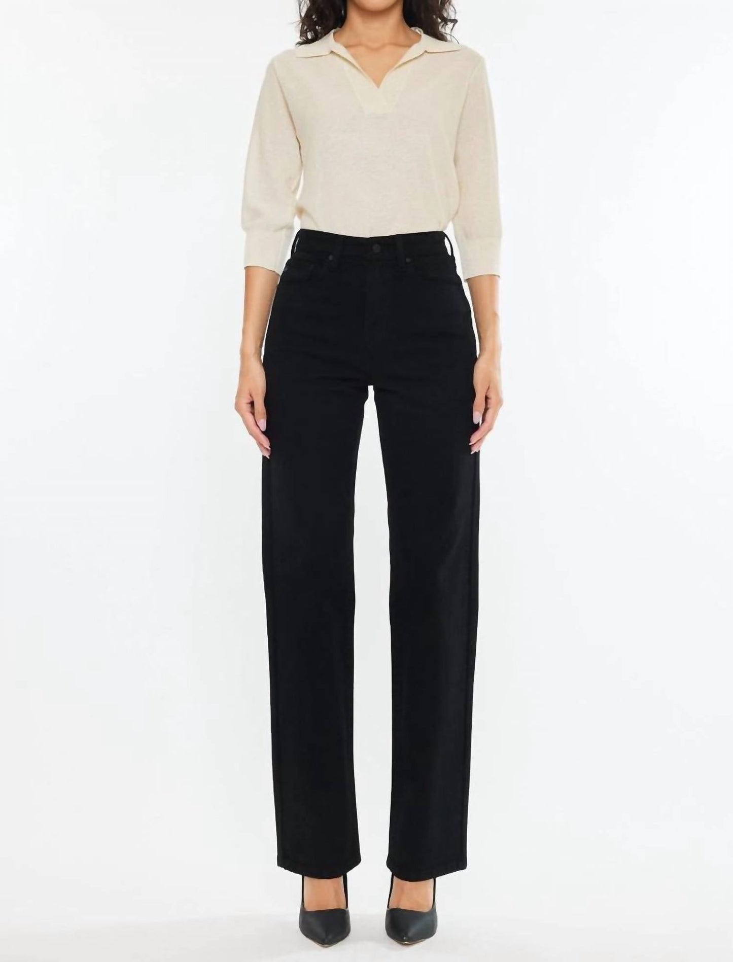 Kancan - Highrise True Straight Jeans