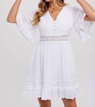 Bluivy - Women's Camille V Neck Lace Dress