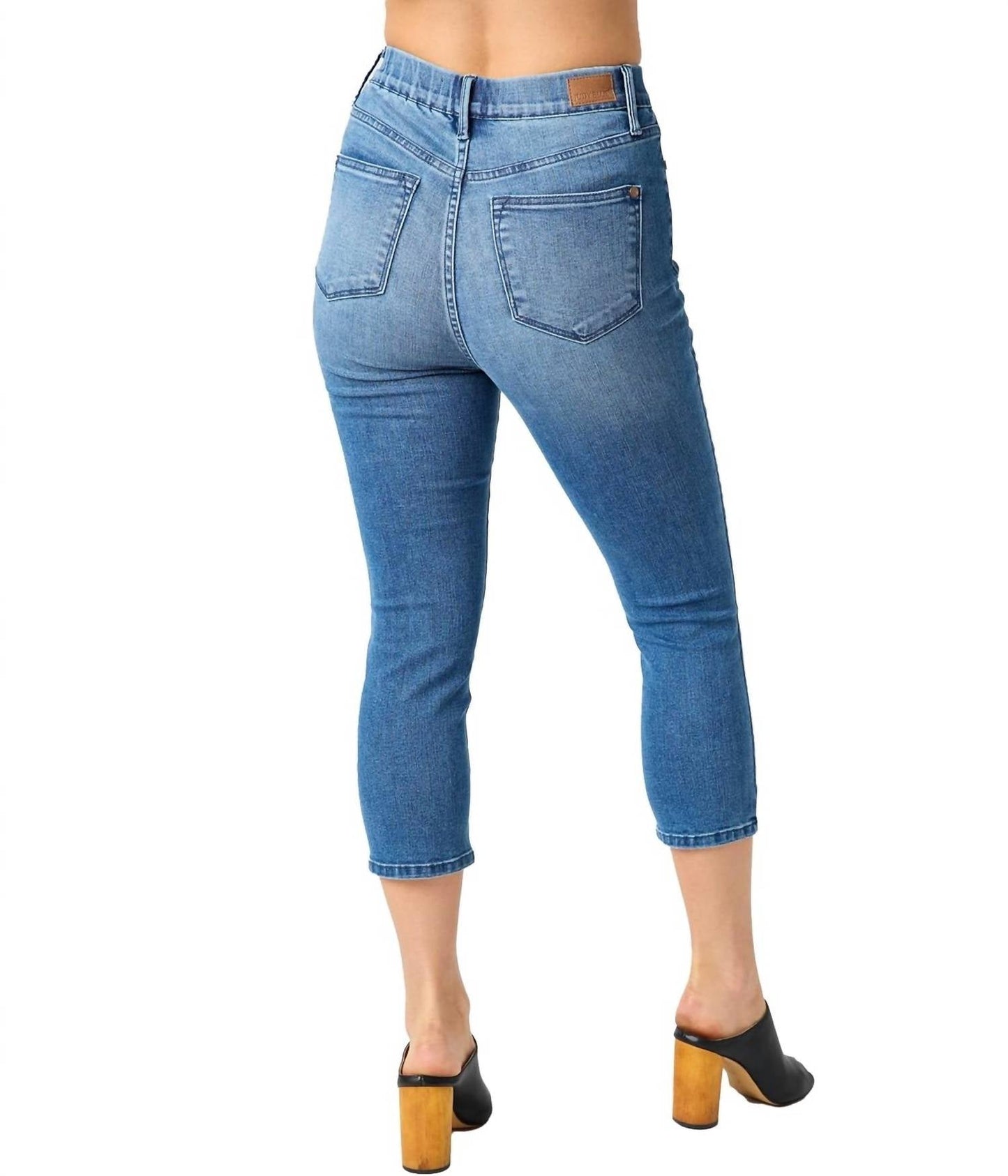 Judy Blue - High Waist Skinny Fit Pull On Capri