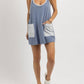 Bucketlist - Hot Shot Solid Denim Skort Dress