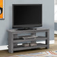 TV Stand Console Media Entertainment Center with 3 Storage Shelves