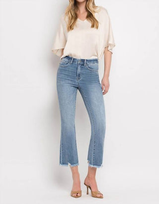 Vervet By Flying Monkey - High Rise Crop Flare Jeans