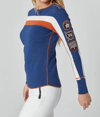 Alp N Rock - Retro Stripe Crew Top