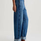 Ag Jeans - Mercer Cuffed High-rise Barrel Jean