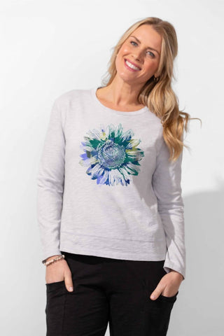 Escape By Habitat - Sunflower Step Hem Boxy Tee