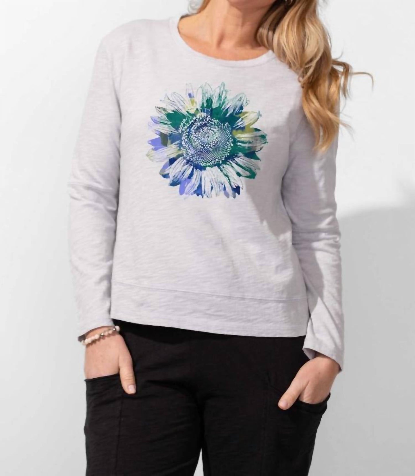 Escape By Habitat - Sunflower Step Hem Boxy Tee