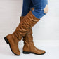 Qupid - Women's Slouchy Crinkle Boots