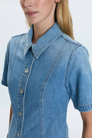 Pistola - Cyndi Short Sleeve Denim Shirt