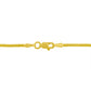 14K Yellow and White Gold 2.0 Cttw Princess Cut Diamond Flared and X-Station V Shaped 18â€ Franco Chain Statement Necklace (H-I Color, SI2-I1 Clarity)